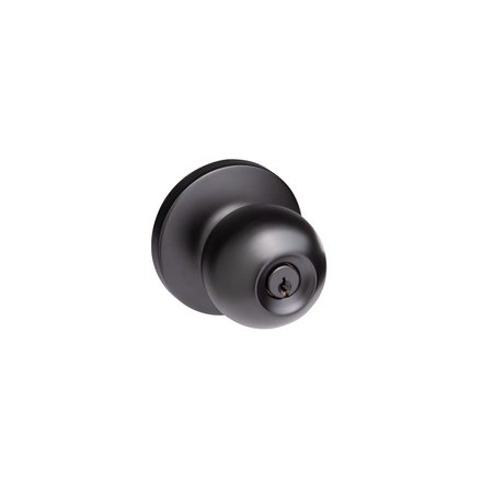 TRANS ATLANTIC CO. Ball Knob Exit Device Trim with Entry function in Oil-rubbed bronze Finish ED-BKL500-US10B